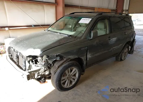 2007 Toyota Highlander Hybrid Limited V6 from USA, damaged, VIN JTEHW21A370039840